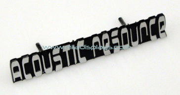 die struck aluminum nameplate studs